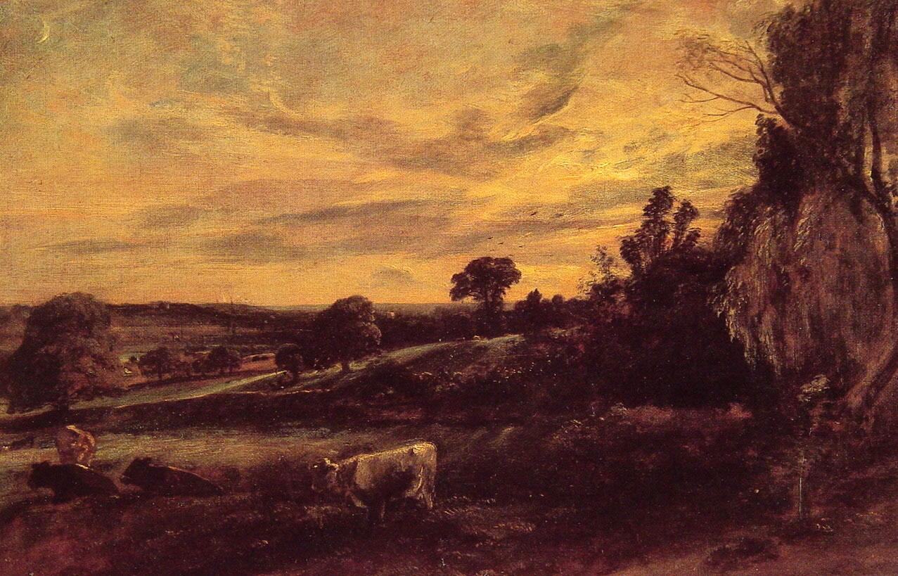 John Constable Landscape Evening